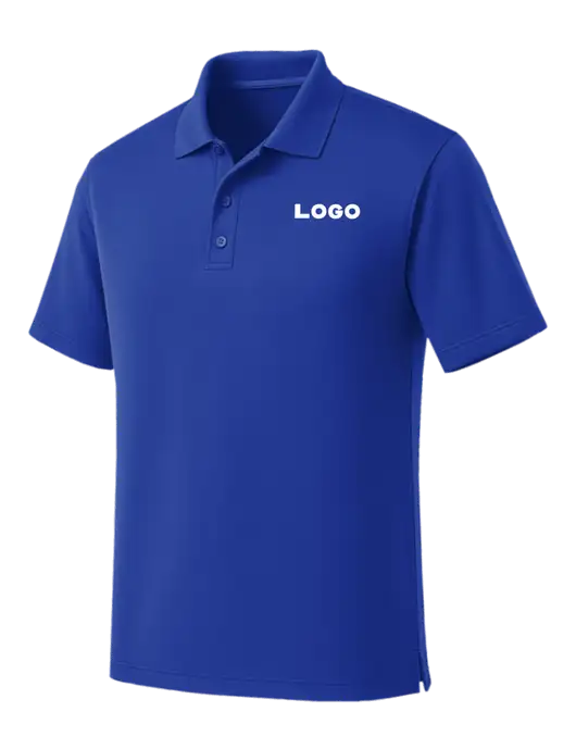 Dark Royal Dry Zone UV Micro Mesh Polo w/Logo
