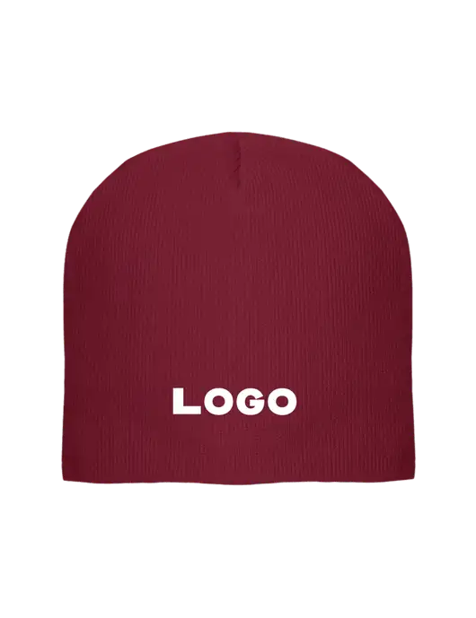 Solid Cardinal Element Knit Beanie w/Logo