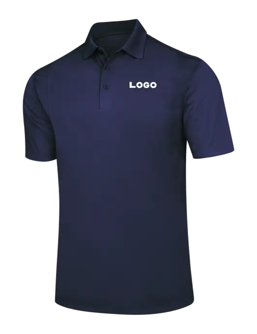 Navy Micropique Sport-Wick Polo w/Logo