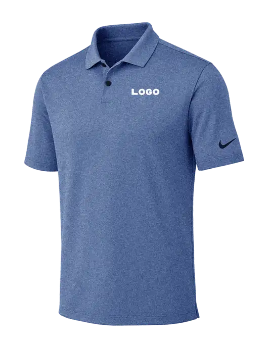 Nike Dark Royal Heather Dri-FIT Vapor Polo w/Logo