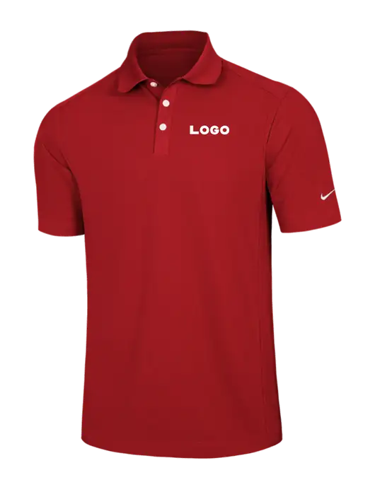 Nike Red Dri-FIT Classic Polo w/Logo