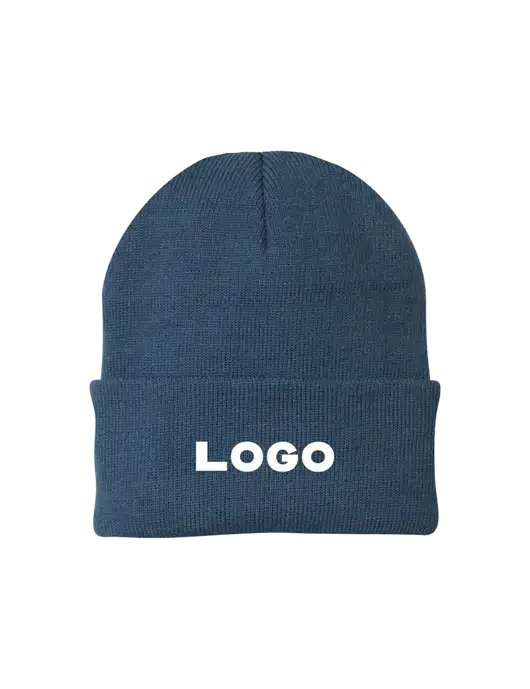 Dark Slate Knit Cap w/Logo