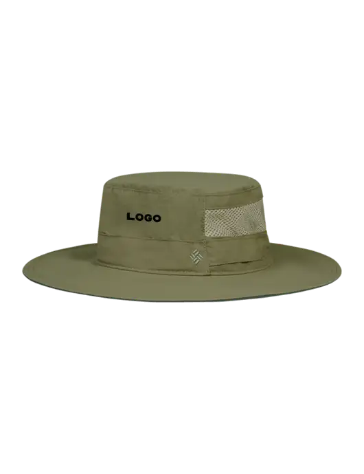 Columbia Dark Tan Bora Bora Booney  Hat w/Logo