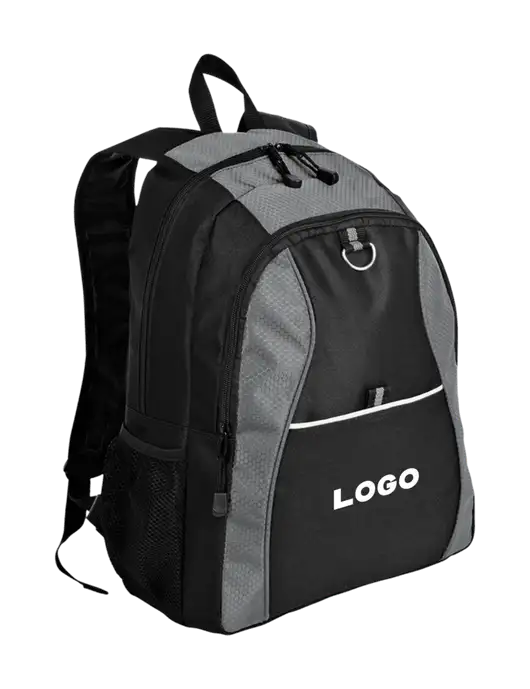 Honeycomb Grey/Black Backpack w/Logo