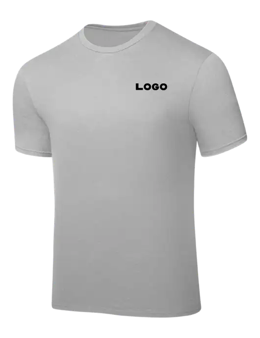 Silver PosiCharge Competitor Tee w/Logo