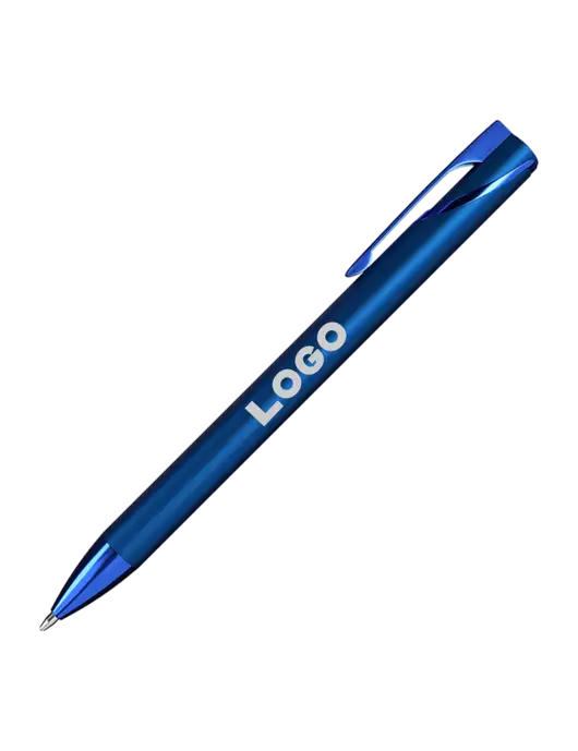 Navy HyperNova Ballpoint Pen - Black Ink w/Logo