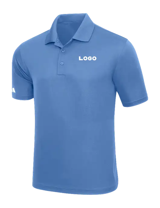 Adidas Carolina Blue Basic Sport Polo w/Logo