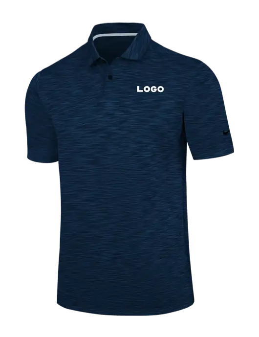 Nike Navy Dri-FIT Vapor Space Dyed Polo w/Logo