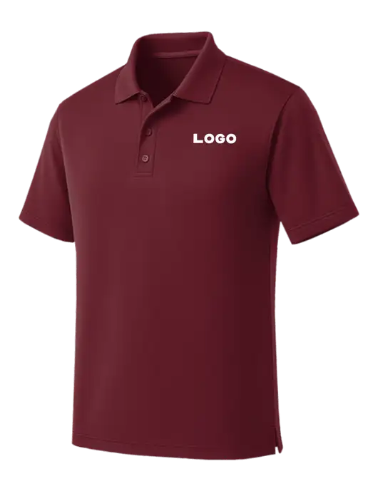 Maroon Dry Zone UV Micro Mesh Polo w/Logo