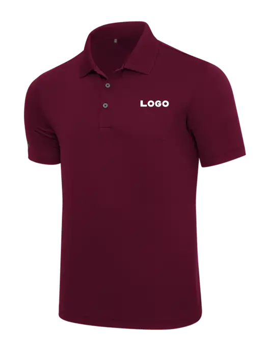 Adidas Maroon  Performance Polo w/Logo