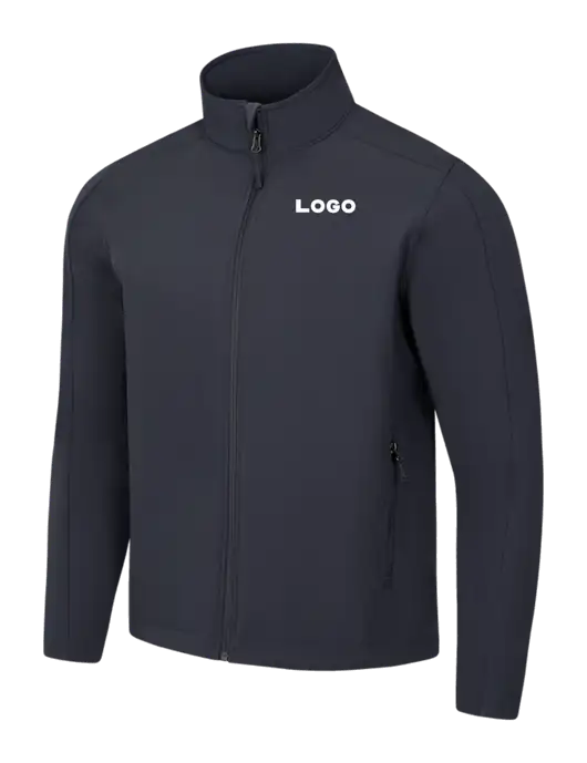 Charcoal Grey Core Soft Shell Jacket w/Logo