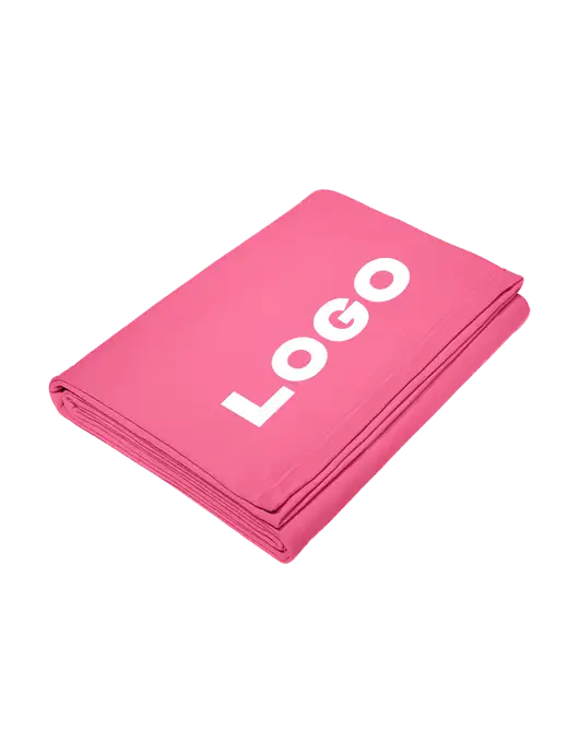 Core Fuschia Fleece Sweatshirt Blanket w/Logo