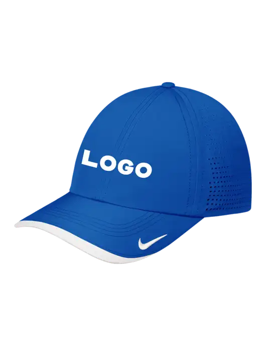 Nike Royal/White Dri-FIT Perforated Performance Cap w/Logo