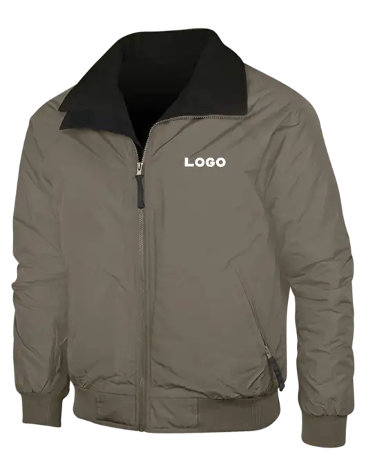 Olive Brown/Black Classic Challenger Jacket w/Logo