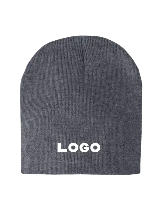 Dark Grey Heather Element Knit Beanie w/Logo