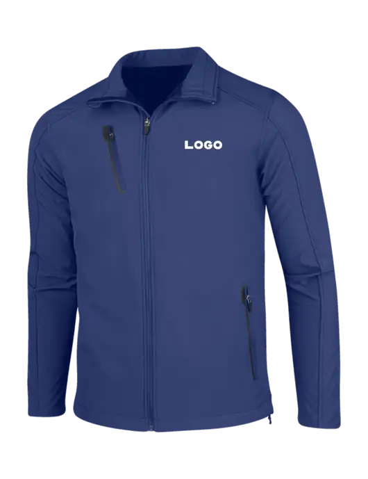 Dark Royal Welded Softshell Jacket w/Logo