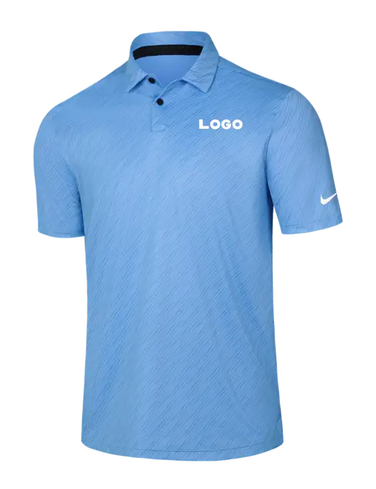 Nike Light Blue Vapor Dash Polo w/Logo
