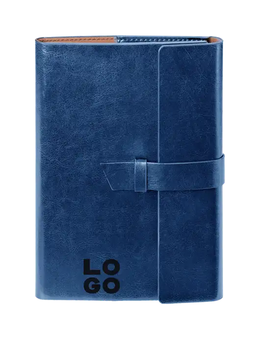 Fabrizio Blue 6.875 x 9.56 Portfolio w/Logo