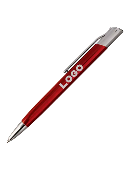San Malo Red Pen - Black Ink w/Logo