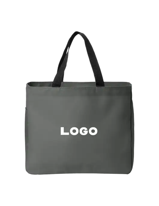 Essential Dark Grey Tote w/Logo