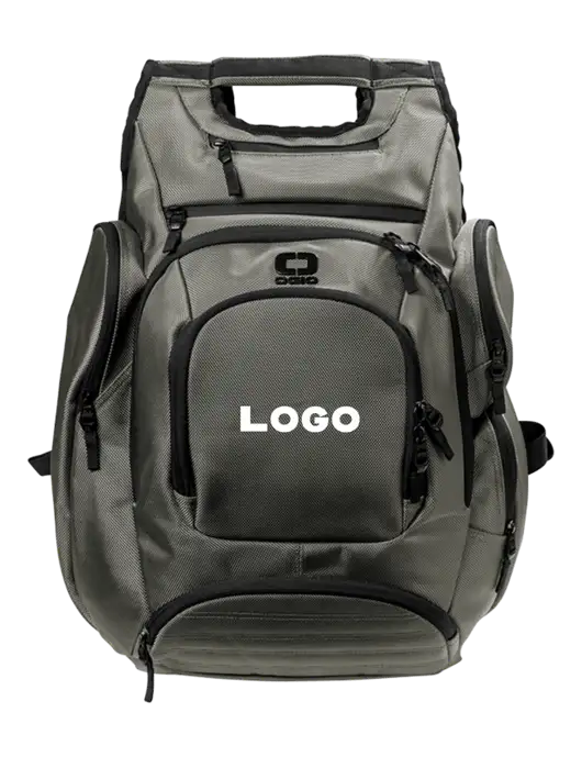 OGIO Medium Grey Metro Ballistic Laptop Backpack w/Logo