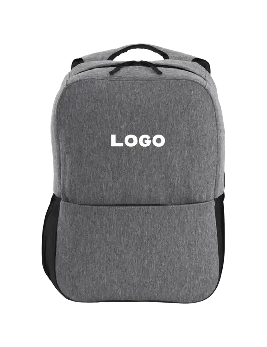Access Square Laptop Graphite Heather/Black Backpack w/Logo