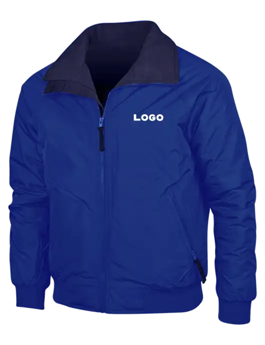 Dark Royal/Navy Classic Challenger Jacket w/Logo