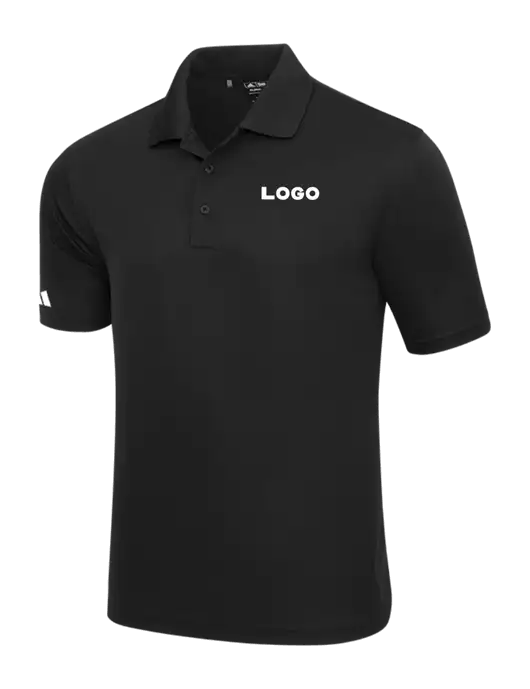 Adidas Black Basic Sport Polo w/Logo