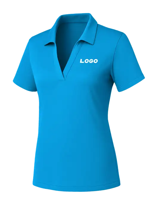 Womens Sapphire PosiCharge RacerMesh Polo w/Logo