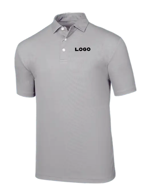 Callaway Birdseye Light Grey Polo w/Logo
