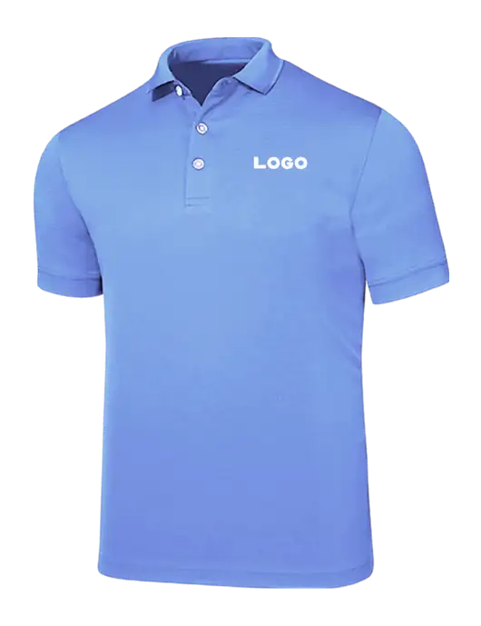 Callaway Ottoman Light Blue Polo w/Logo