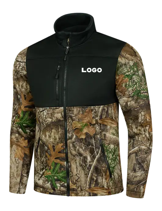 Russell Outdoors Black/Realtree Edge Atlas Colorblock Soft Shell w/Logo