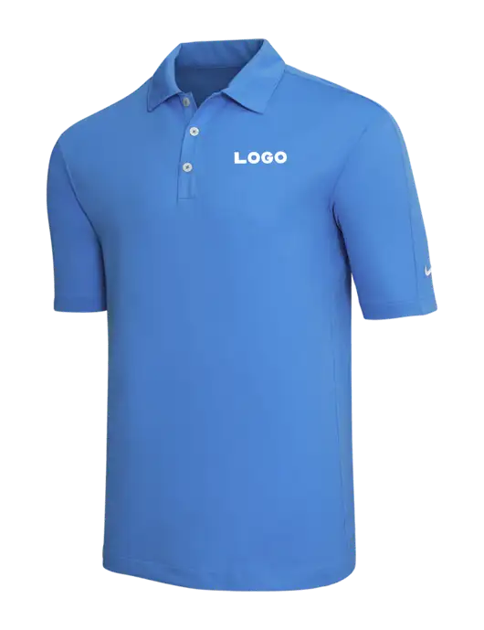 Nike Light Royal Blue Tech Sport Dri-FIT Polo w/Logo