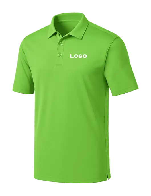 Light Kelly Green Silk Touch Performance Polo w/Logo
