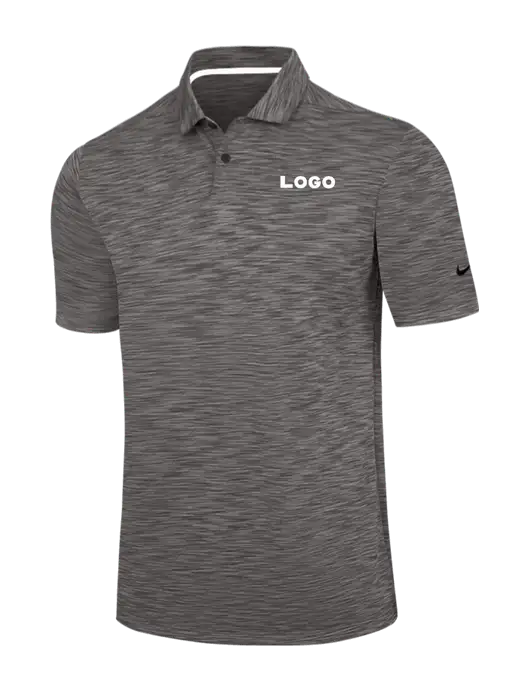 Nike Dark Grey Dri-FIT Vapor Space Dyed Polo w/Logo
