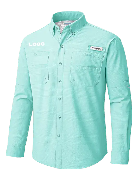 Columbia Gulf PFG Tamiami II Long SleeveShirt w/Logo