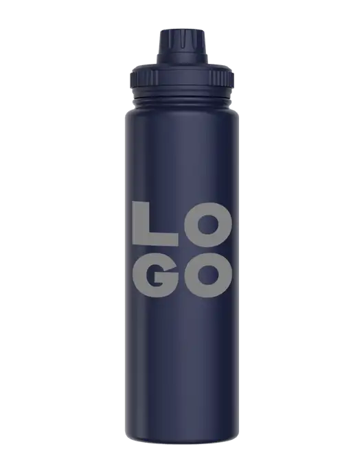 Liquid Life Navy Blue Sport Bottle w/Logo