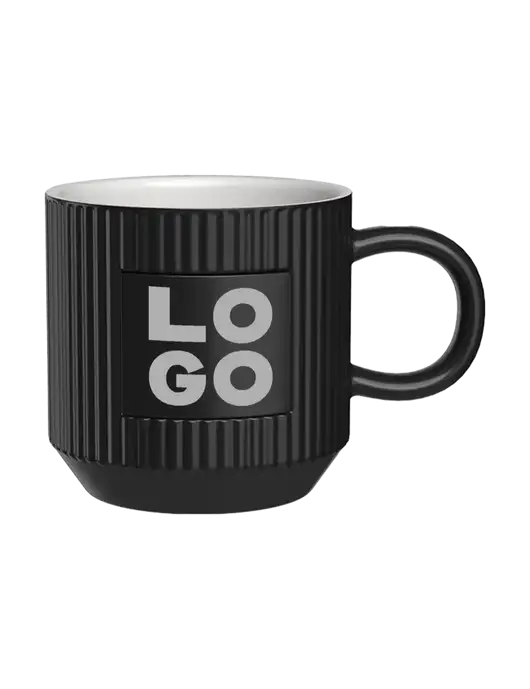 Daystarter 10 oz Black Mug w/Logo