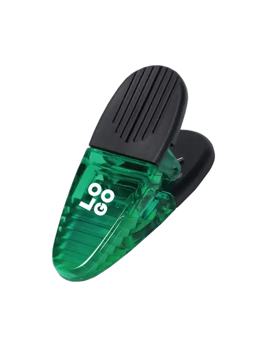 Magnetic Green Power Clip w/Logo