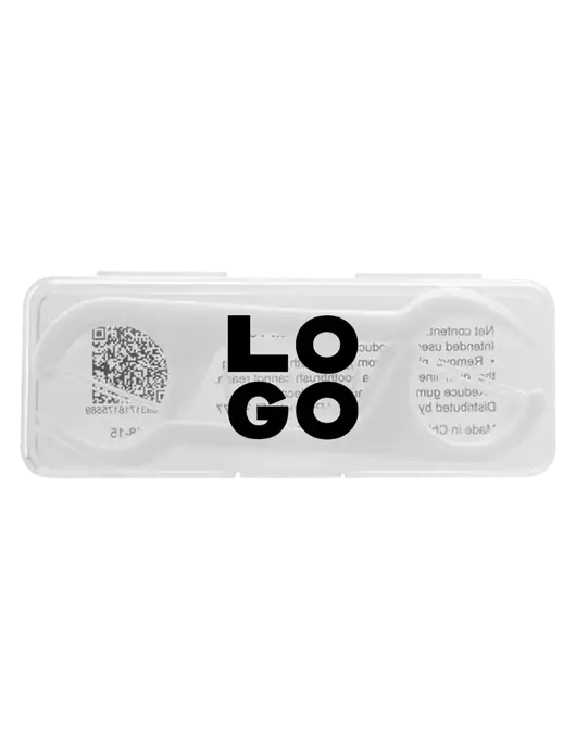 Floss Picks 10pc Travel Kit w/Logo