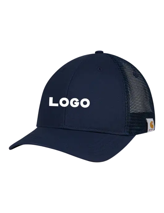 Carhartt Navy Trucker Rugged Pro Series Cap w/Logo