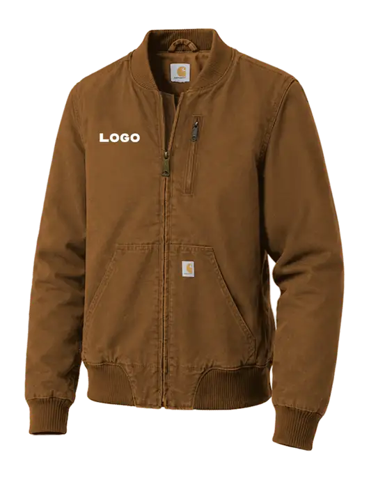 Carhartt Womens Light Brown Rugged Flex Crawford Jacket w/Logo