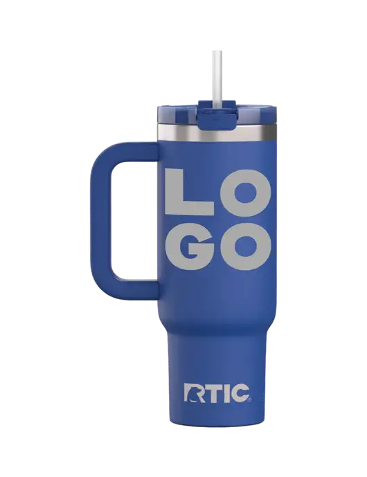 RTIC Road Trip 30oz Royal Blue Tumbler w/Logo