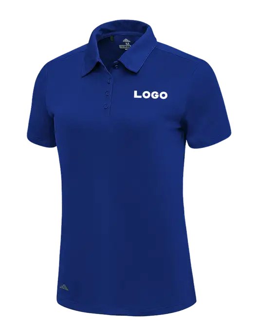 Adidas Dark Royal Womens Ultimate Solid Polo w/Logo