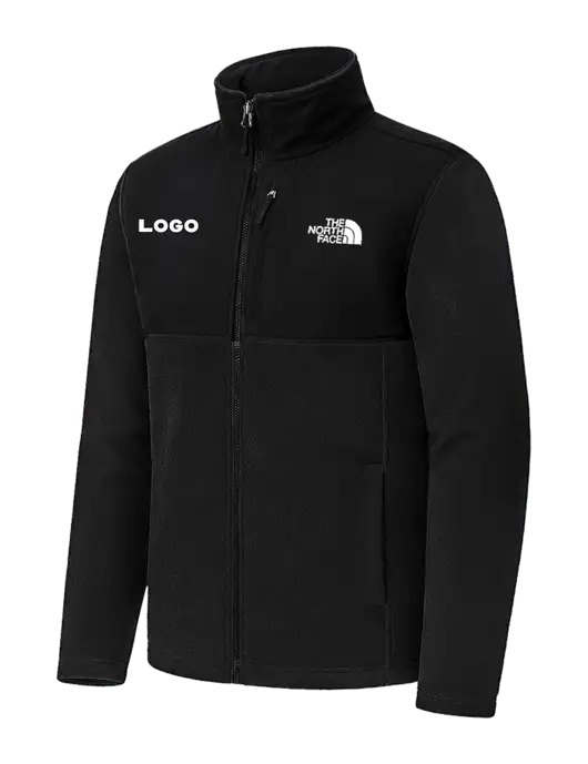 The North Face Black Highest Peak Full-Zip Fleece Jacket w/Logo
