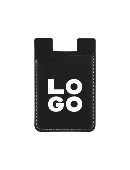 Black CardNest Phone Wallet w/Logo