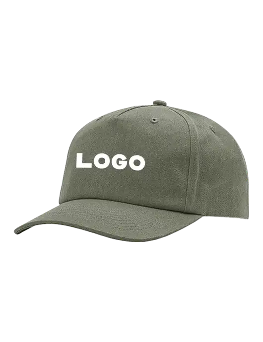 Richardson 5-Panel Light Olive Green Relaxed Gramps Cap w/Logo